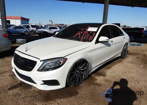 2016 Mercedes-Benz S 550 из США, поврежденный, VIN WDDUG8CB7GA214602